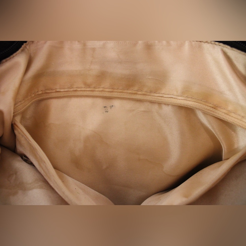 The Sak Elegant 100% Cowhide Large Leather Black Tote Hand Bag Satchel - Picture 8 of 13